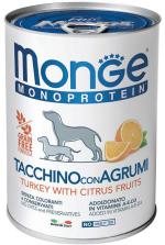 Monge Dog Monoprotein Fruit Wet індичка з цитрусами