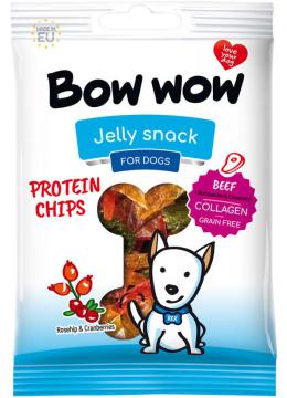Bow Wow Jelly Snack Protein chips з яловичиною