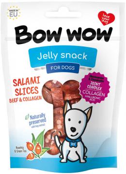 Bow Wow Jelly Snack Salami slices з яловичиною
