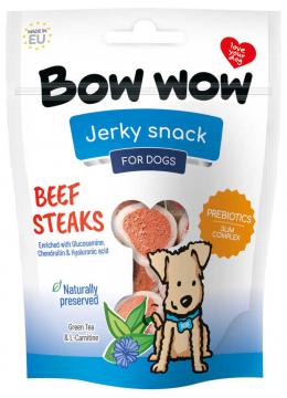 Bow Wow Jerky Snack Beef Steaks