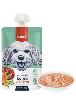 Wanpy Dog Lamb Carrot & Pea крем-пюре