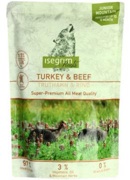 Isegrim Pouch Roots Junior Turkey & Beef з індичкою та яловичиною
