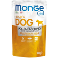 Изображение 1 - Monge Dog Grill Bites Шматочки з куркою та індичкою для цуценят