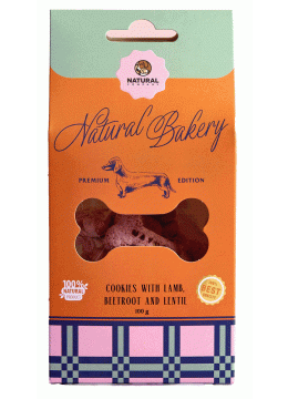 Natural Dried Bakery Печиво з бараниною, буряком та сочевицею