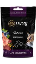 Savory Soft Snacks Sterilized Lamb and Blueberries