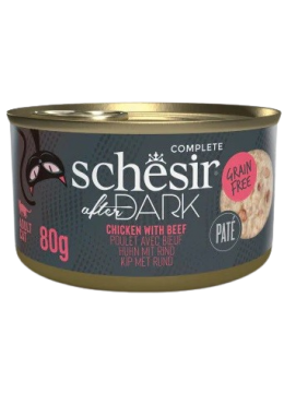 Schesir Cat After Dark курка з яловичиною у бульйоні