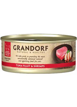 Grandorf Cat Tuna Fillet and Shrimps Вологий корм