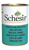 Schesir Cat Tунець з шинкою в бульйоні