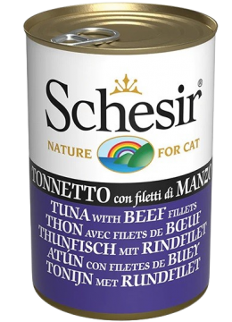 Schesir Cat Tунець з філе яловичини в желе