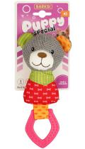 Barksi Puppy Special Ведведик з пищалкою та гумовим кільцем