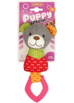 Barksi Puppy Special Ведведик з пищалкою та гумовим кільцем
