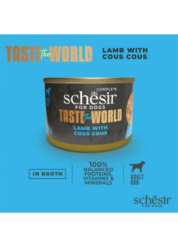 Schesir Dog Taste the World Ягня з кускусом в бульйоні