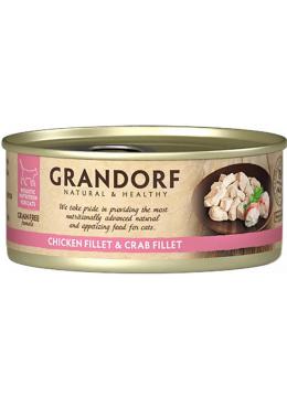 Grandorf Cat Chicken Breast and Crab Fillet Вологий корм