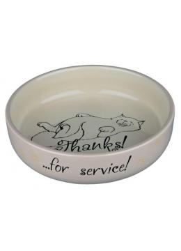 Trixie Thanks for Service миска керамічна для коротконосих порід