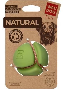 Collar Waudog Fun Natural М'яч із біорозкладної гуми