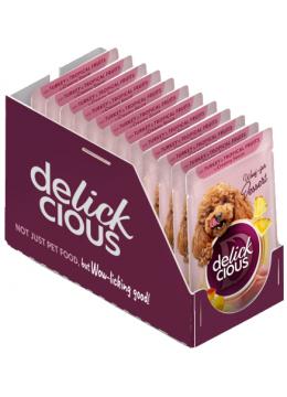 Delickcious Пластівці з індичкою та тропічними фруктами у вершковому соусі