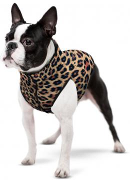 Collar Waudog clothes Курточка для собак колір леопард