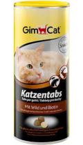 GimCat Katzentabs ласощі з дичиною і біотином