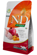 Farmina N&D GF Pumpkin Adult Cat Перепел та Гарбуз
