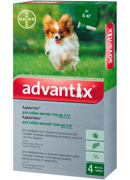 Bayer Advantix для собак до 4 кг