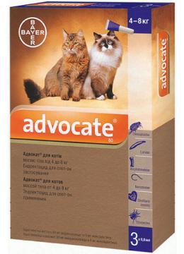 Bayer Advocate для кішок від 4 до 8 кг