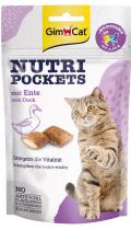 GimCat Nutri Pockets лакомство с уткой и мультивитамином