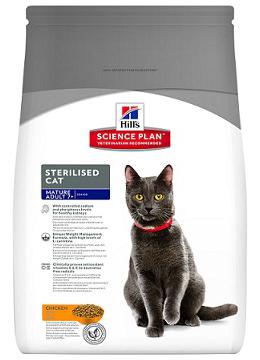 Hill's SP Feline Mature Adult 7 + Sterilised Cat з куркою