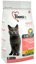1st Choice Adult Cat Indoor Vitality с курицей