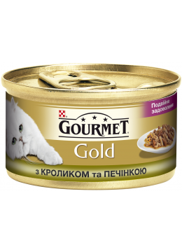 Gourmet Gold шматочки в підливі з кроликом і печінкою