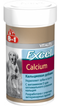 8in1 Excel Calcium Добавка з кальцієм для цуценят і собак