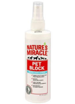 8in1 Nature's Miracle Pet Block відлякуючий спрей для собак