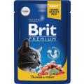Изображение 1 - Brit Premium Pouch Лосось і форель для дорослих кішок