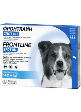 Frontline Spot On M для собак вагою 10-20 кг