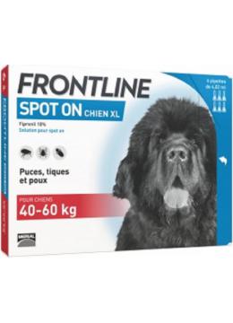 Frontline Spot On XL для собак вагою 40-60 кг