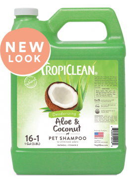 TropiClean Aloe-Coconut шампунь дезодоруючий
