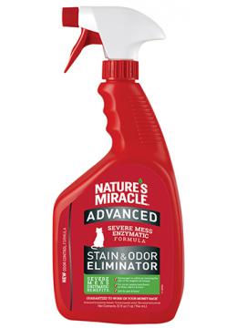 8in1 Nature's Miracle Advanced Formula Спрей посиленої формули від котячих плям і запахів