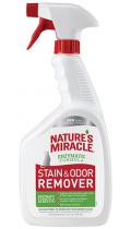 8in1 Nature's Miracle Stain & Odor Remover Спрей знищувач котячих плям і запахів