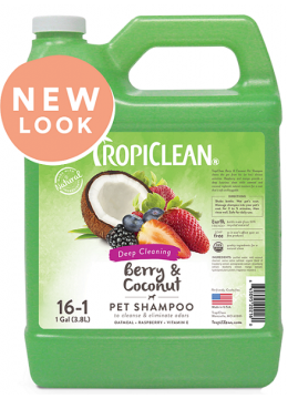 TropiClean Berry-Coconut Шампунь для грязных питомцев