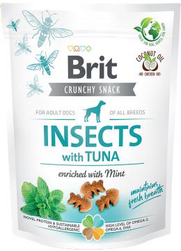 Brit Care Dog Crunchy Cracker Insects Тунец с мятой
