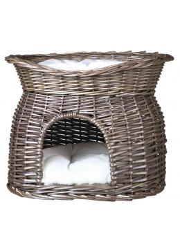 Trixie Wicker Cave with Bed Плетеная пещера