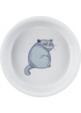 Trixie Ceramic Bowl Керамическая миска с котом