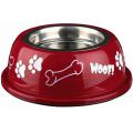 Изображение 1 - Trixie Woof миска стальная с пластиковым покрытием