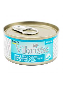 Vibrisse Консервы для кошек с тунцом и корюшкой