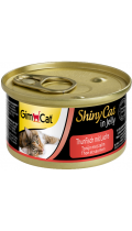 GimCat ShinyCat консервы тунец с лососем