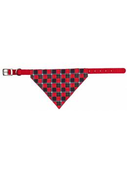 Trixie Nylon Red Ошейник с косынкой
