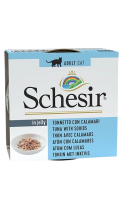 Schesir тунец с кальмаром в желе, банка