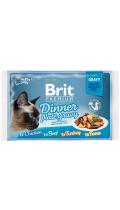 Brit Premium Pouch Dinner Plate Gravy Кусочки в соусе