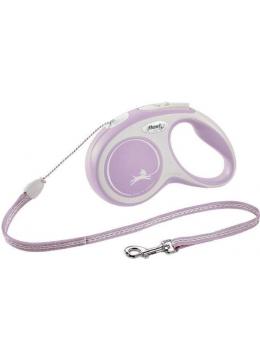 Flexi Рулетка New Comfort S 5м до 12кг трос