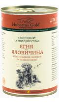 Hubertus Gold Для щенков с говядиной и ягненком