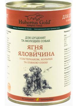 Hubertus Gold Для щенков с говядиной и ягненком